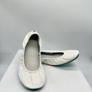 Tieks Diamond White Croc Women's 11